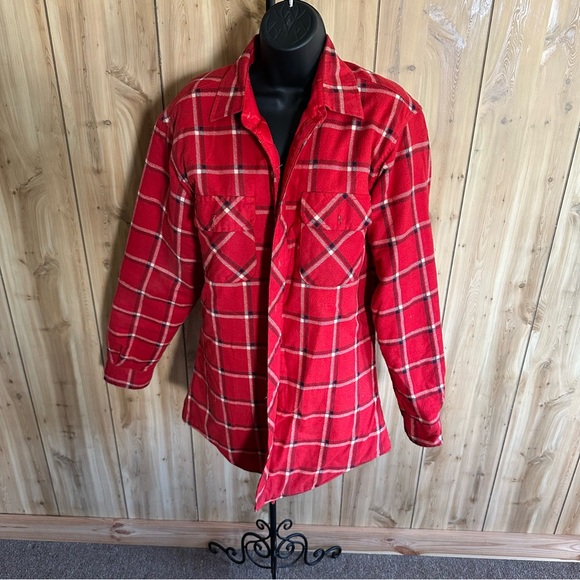 Outdoor Exchange Other - Outdoor Exchange Vintage Quilted Red Lumberjack Jacket Tall 80s